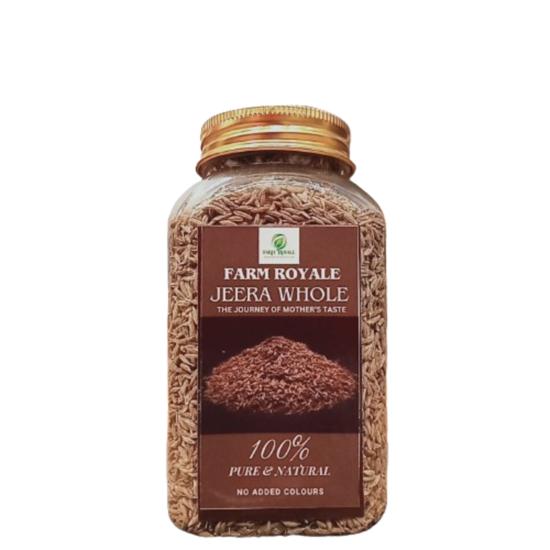 Farm Royale Jeera/Cumin Whole- 200gram ||100% Natural, Pure, and Fresh Culinary Delight/Export Quality