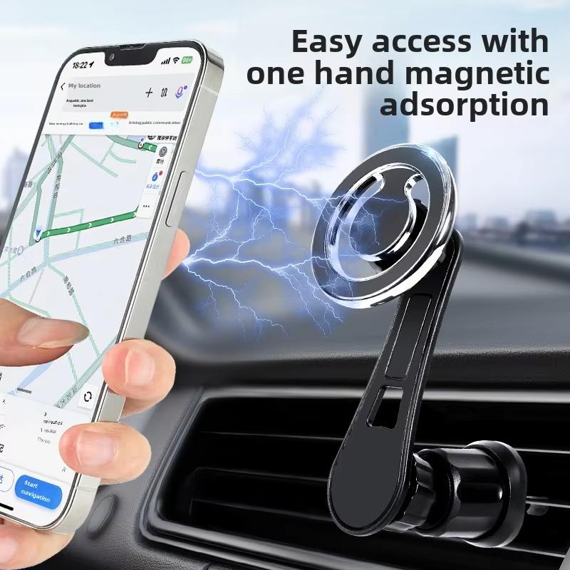 Magnetische Handyhalterung Auto Ständer Magnet Handyhalterung Halterung GPS-Halterung im Auto für macsafe iPhone 15 14 13 Samsung Xiaomi