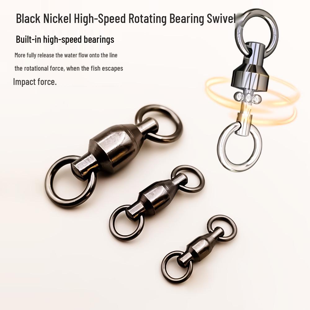 304 Stainless Steel Figure-Eight High-Speed Fishing Swivel Connector with Pin A53