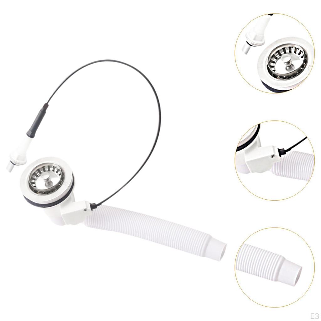 Drain Strainer for Mop Sink Cable Control Accessories Bathroom Garden Stable
