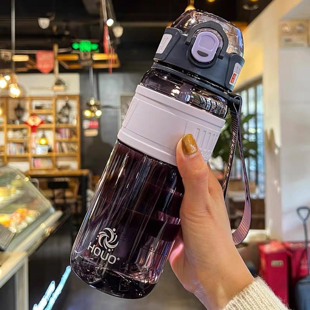 

Large Capacity 1 Liter Sports Water Bottle Leak Proof Outdoor Sports Kettle School Purple 750ML