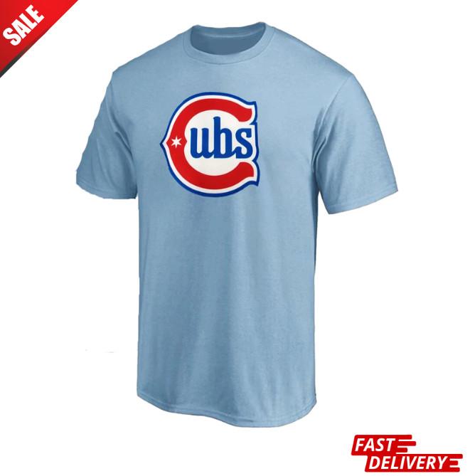 Chicago Team Cub T Shirt, Alternate Logo, Light Blue, Men's Shirt_reprint_<wbr/>sale!! Unisex T-Shirt