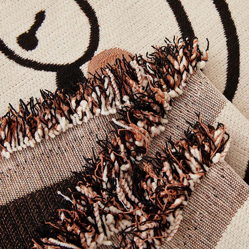 Four Seasons Universal Chenille Cute Bear Sofa Cover Towel Anti-Scratching Sofa Cover Dust-Proof All-Inclusive Cover Blanket Cushion
