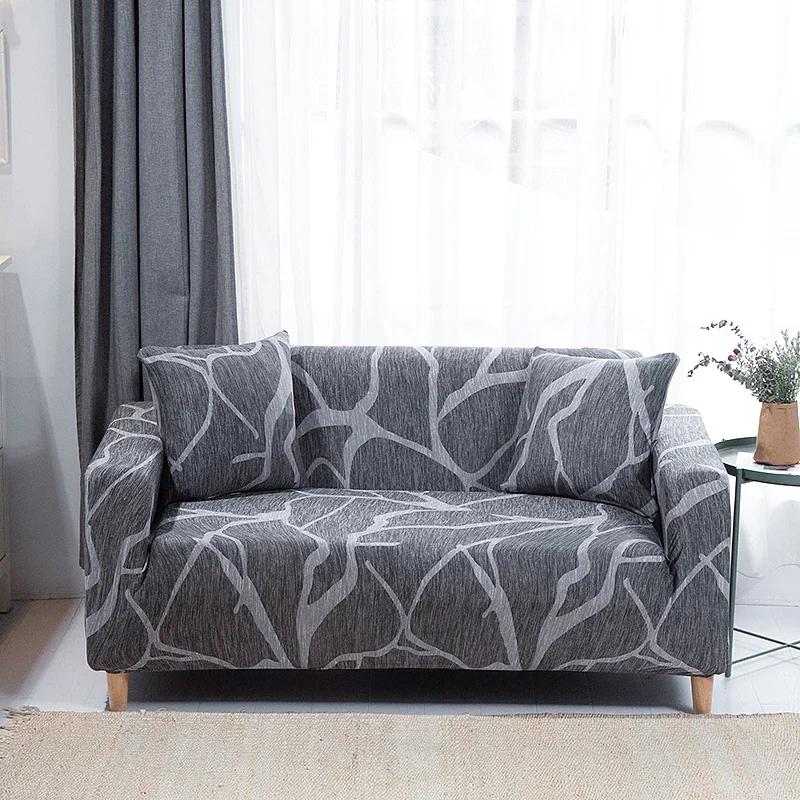 1/2/3/4 Seater Elastic Stretch Modern Sofa Covers for Living Room Sofa Couch Slipcovers Sectional Sofa Covers Housse De Canap