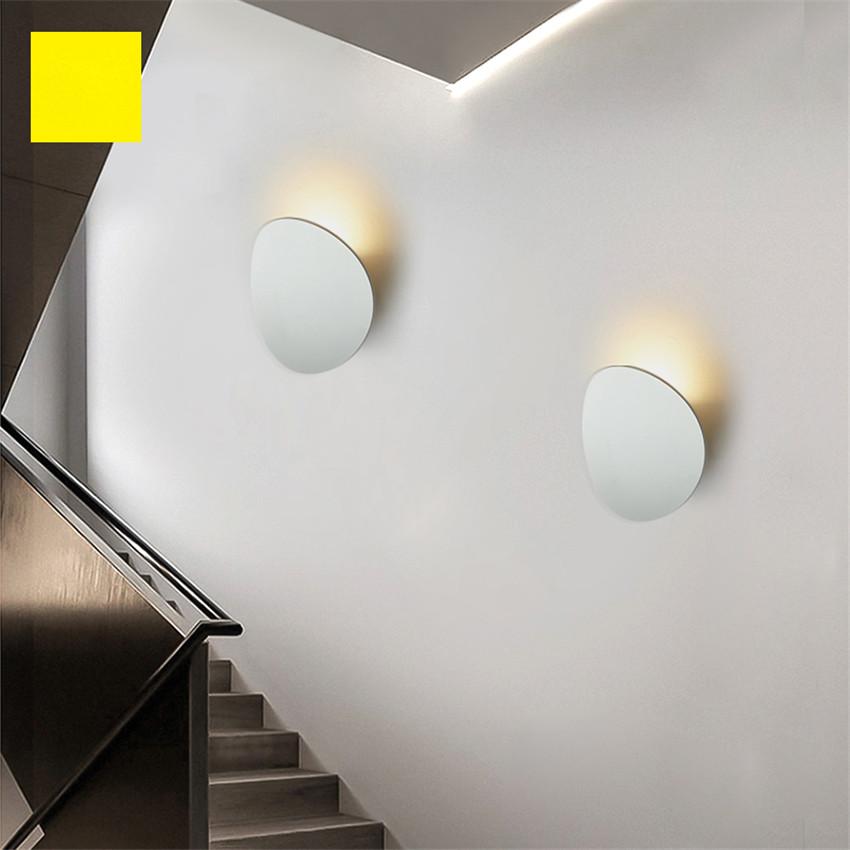 LED Indoor Wall Lamp Bedroom Living Room Home Lamps Balcony TV Background Wall Light Bedroom Lamp Modern Aluminum Sconce