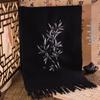 Double-Sided Suzhou Embroidery Pure Wool Scarf - Chinese Style for Mature & Elderly