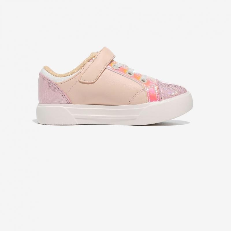  Fila  Fila Kids Como Light Heart Sneaker Pink