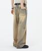 Modenaleudeo Amaze Wide Denim Pants (Yellow Blue)