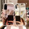 Makeup Mirror Bling Silicone Case For Realme 9 Pro OPPO A96 A54 A74 A94 A79 5G A76 A53 A16 A38 A57 A77 A60 Cover
