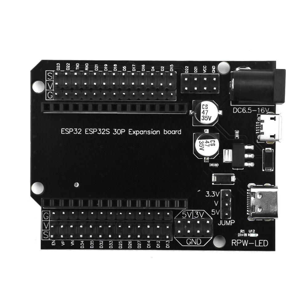 ESP32 Development Board CH340C WiFi+Bluetooth Ultra-Low Power Dual Core ESP32-DevKitC-32 ESP-32 Expansion Board