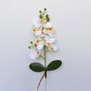 New 9 Flowers Artificial Orchid Flowers Pink PVC Artificial Faux Plants Multi-Bloom Fake Flower Living Room Ornaments
