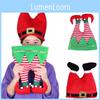 Plush Cotton Elf Pant Christmas Hat Decor New Year Cosplay