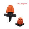 20 Pcs 4mm Thread Refraction Nozzles 90/180/360 Angle Strip Watering Nozzles Garden Drip Irrigation Sprinklers