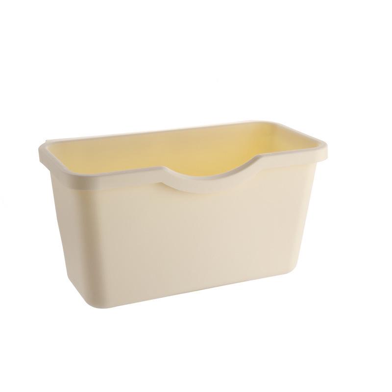 Large Wall-Mounted Hangable Kitchen Trash Can Without Lid
