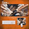2026 Hoge Kwaliteit Kantoor Anime Dragon Ball Leer Muismat Oversized Kleine Jongens Kantoor E-sport Game Toetsenbord Mat Son Goku Anime Oversized Bureau Mat