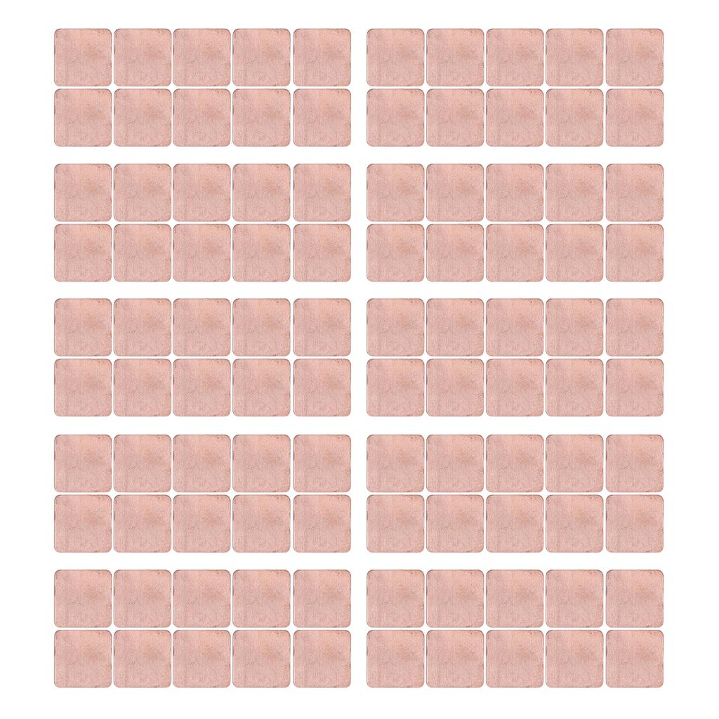 Heatsink Copper Pad Shim Quick Cooling Heat Sink Thermal CPU Cooler Kit for VGA VRAM RAM 0.5mm