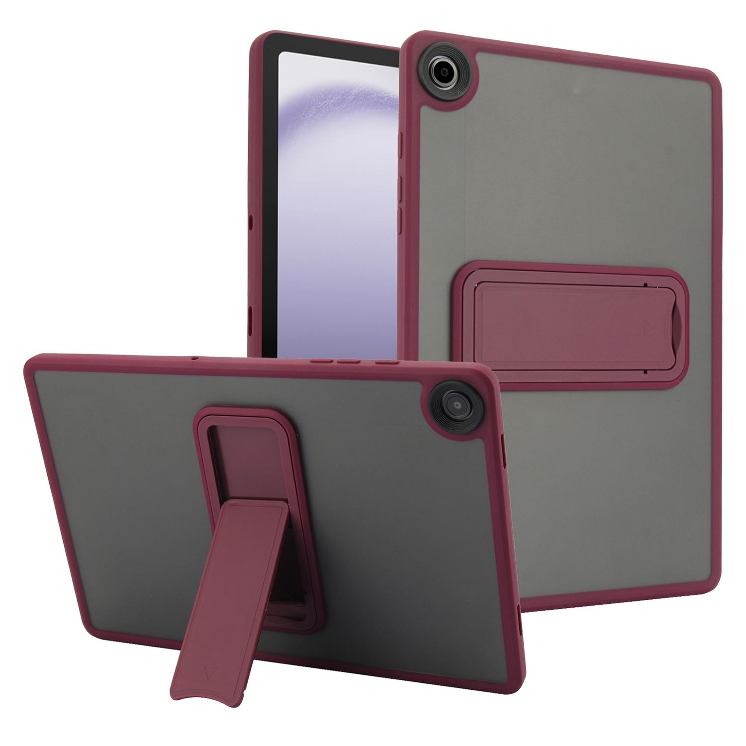 

For Samsung Galaxy Tab A9+ Case with Kickstand TPU + PC Skin-Touch Tablet Cover A