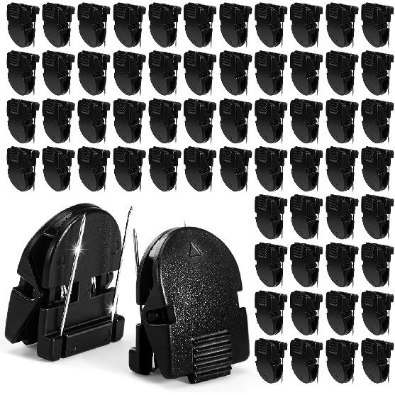 36 шт. Черные зажимы для перегородок, Пластиковые крючки для перегородок с тканевой поверхностью, Аксессуары для рабочих кабинок, Кнопки-гвоздики для пробковой доски, Кнопки-гвоздики для информационных досок 36 чёрный