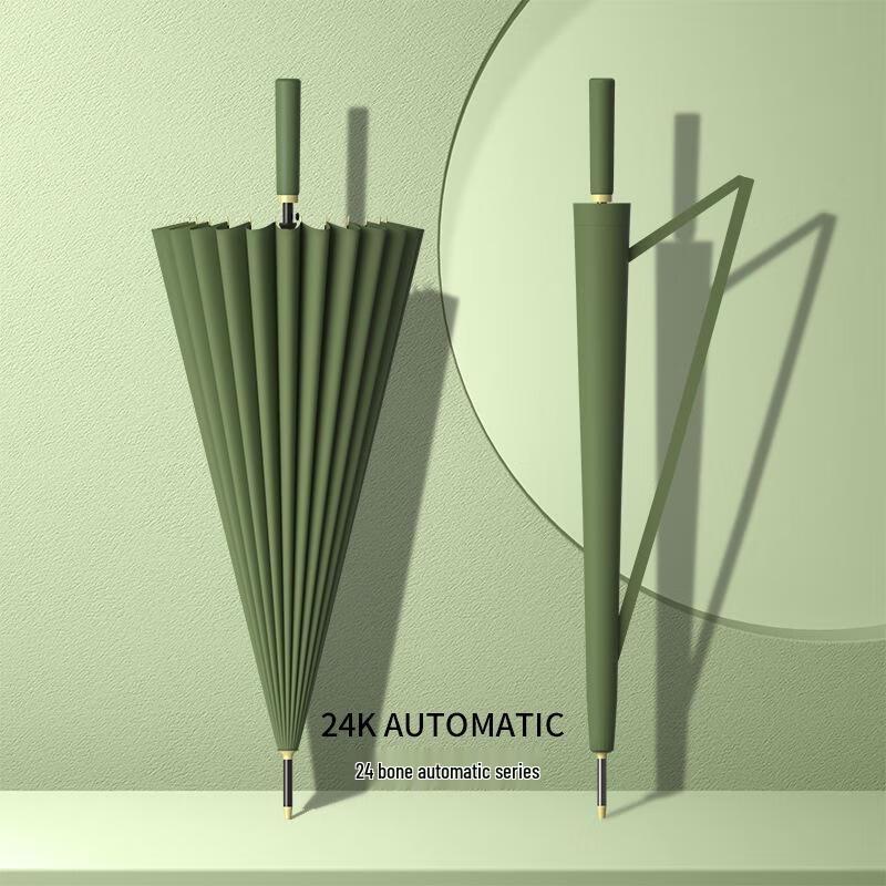 HANDUNYOU 24-Rib Automatic Folding Umbrella