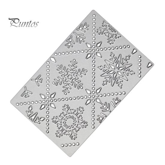 

Снежинка DIY скрапбукинг бумага тиснение резка трафарет декоративная форма серебряный