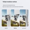 Outdoor 360° Multi-Lens Camera with Triple-Screen Monitoring