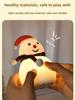 Christmas Decoration Snowman Pat Light Silicone Bluetooth Stereo Night Light