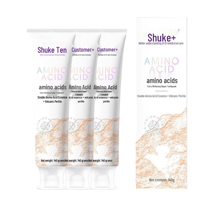 Shuke Effective Whitening Repair Toothpaste with Amino Acid & Volcanic Perlite