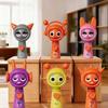 1/6pcs Mini Sprunki Action Figure Face-changing Toy Movie Sprunki Wenda Model Doll Figurines with Keychain Kids Gift