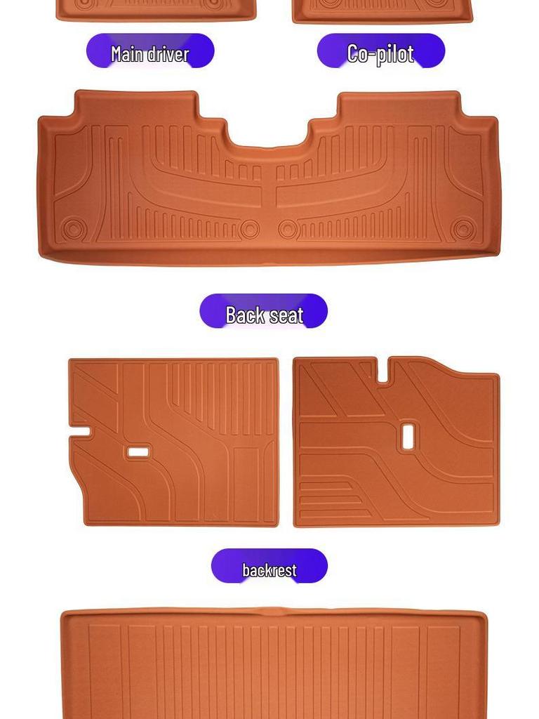 Eco-Friendly TPE Trunk and Seat Back Mats for 25 Leapmotor B10 Models