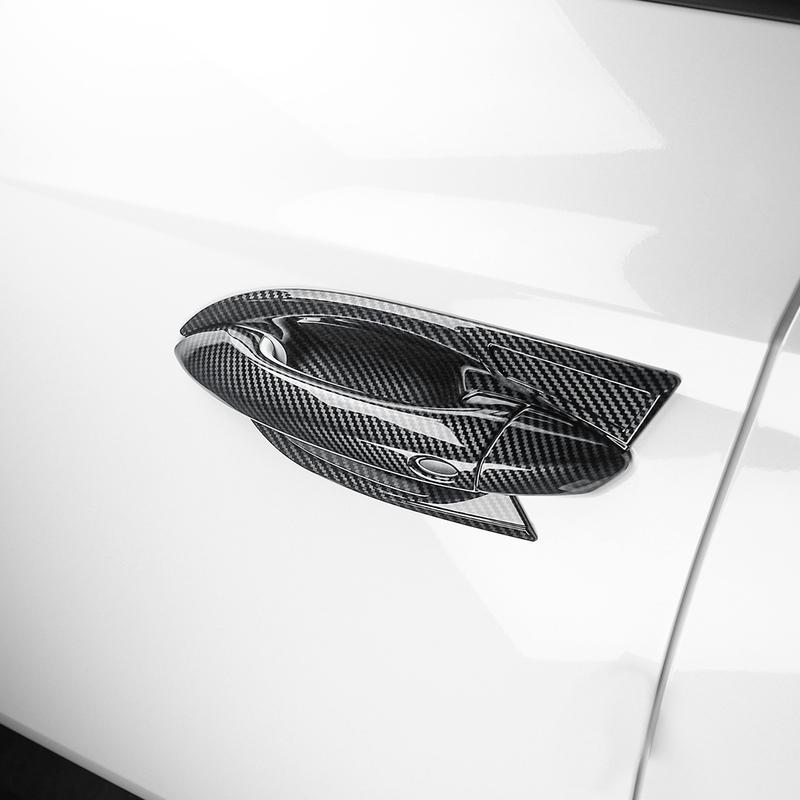 4PCS Black Exterior Outer Door Bowl Cover Trim For Hyundai Tucson NX4 -2026 Accessories LHD/RHD