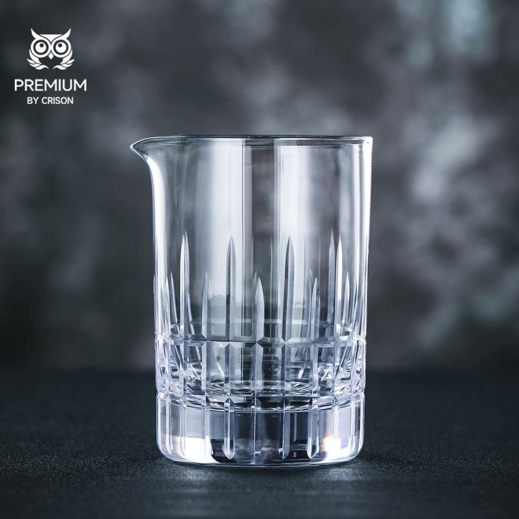 PMG01-2 CRISON Boutique Series Crystal Glass Cocktail Mixing Cup Cocktail Mixing Cup Handmade Carving