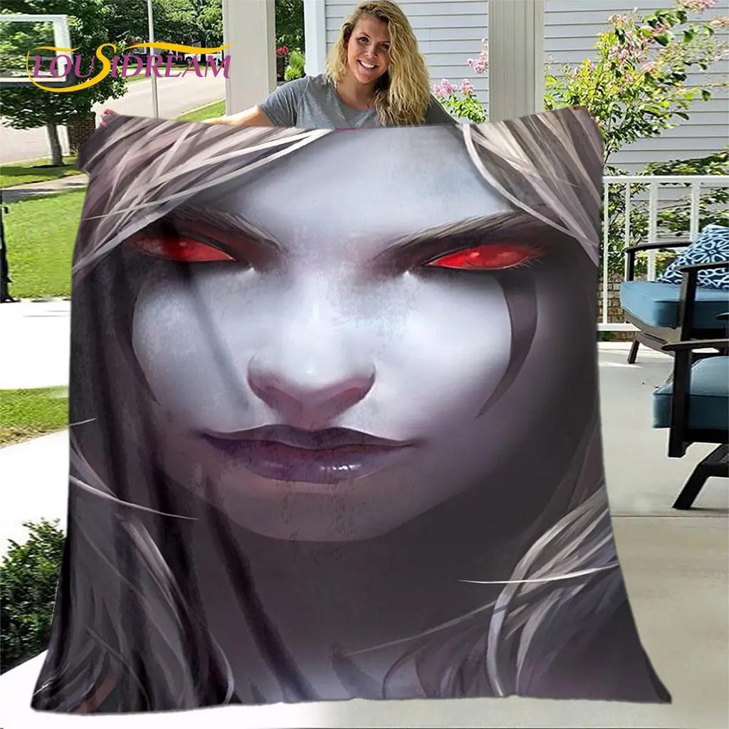 WOW, World of Warcraft Game Gamer Soft Plush Blanket,Flannel Blanket Throw Blanket for Living Room Bedroom Bed Sofa Picnic Cover