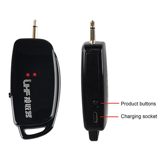 Voice Amplifier Anti-interference Independent Frequency Band Plug And Play Wireless Microphone Radio Headset for Outdoor