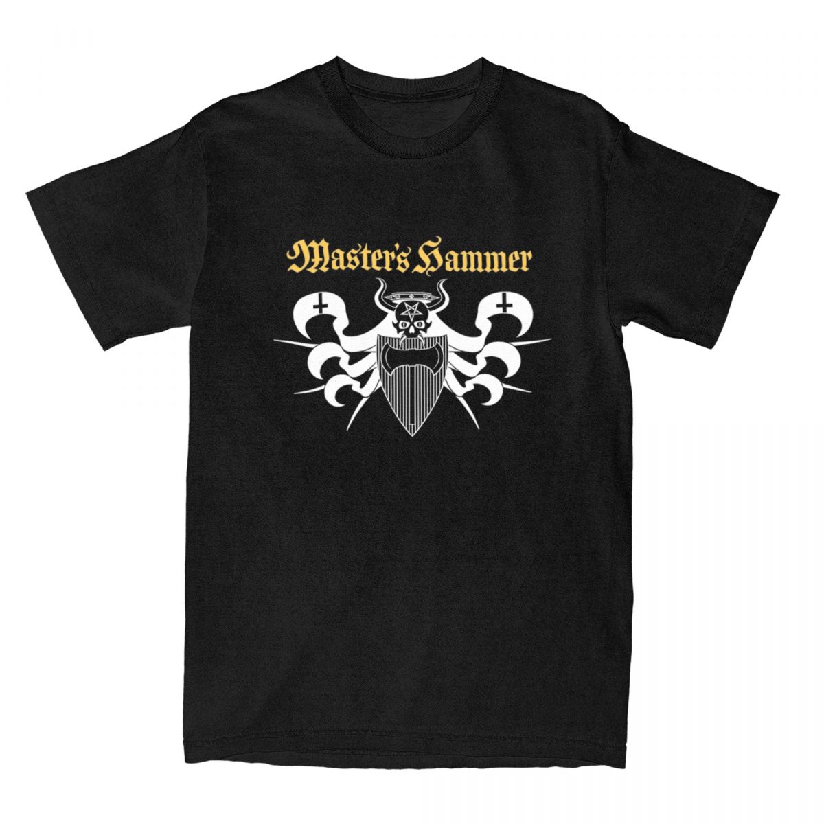 

Masters Hammer Ritual Black Metal T-Shirt Harajuku T Shirts Short Sleeve Vintage Tshirt Beach Pure Cotton Plus Size 5XL Top Tees S