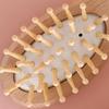 6-teiliges Baby-Tagespflege-Set, Baby-Holz-Haarbürsten-Set, Haarbürsten-Pflegeset, Nagelknipser, kleine Schere, Luftpolsterkamm