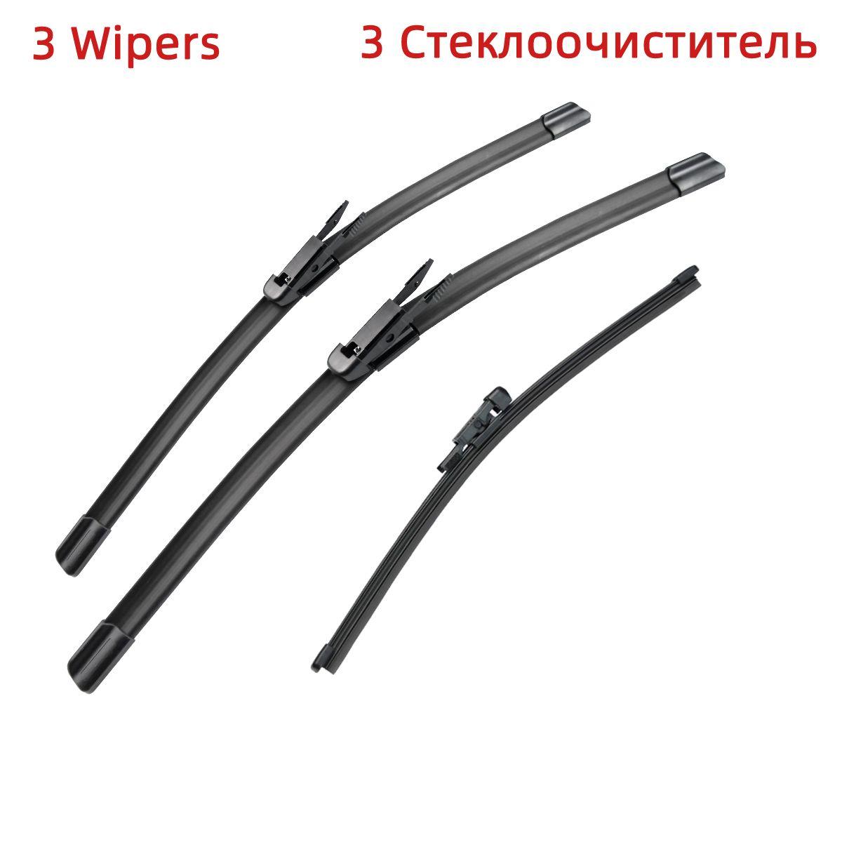 

3 шт. щетки стеклоочистителя для Benz GLA-Class X156 2013-2015 24 19 12 подходят для переднего лобового стекла, щетки для окон, резак, аксессуары 2013 2014 2015