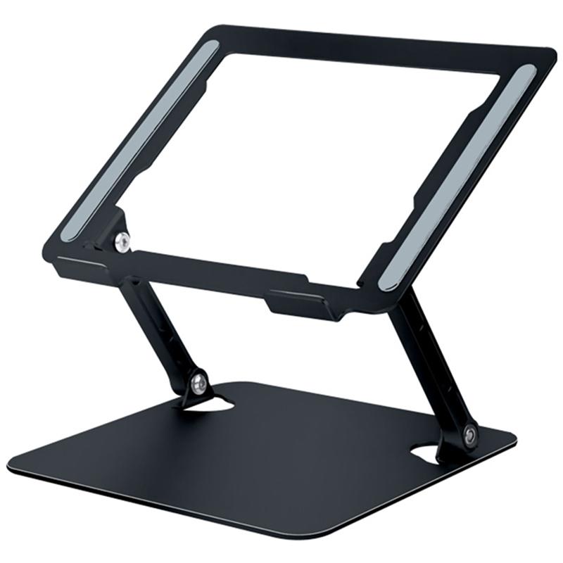 D079 Aluminum Alloy Desktop Laptop Bracket Foldable Hollow Out Notebook Cooling Stand