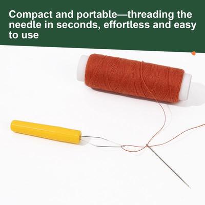 Sewing Needle Threader 3PCS Automatic Small Threader Tool Colorful Needle Threader for Elderly People with Poor Eyesight DIY