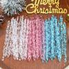 12/72pcs Christmas Ice Pendant Clear Clear Simulation Crystal Drops Acrylic Xmas Tree Ornaments Winter New Year Party Decoration