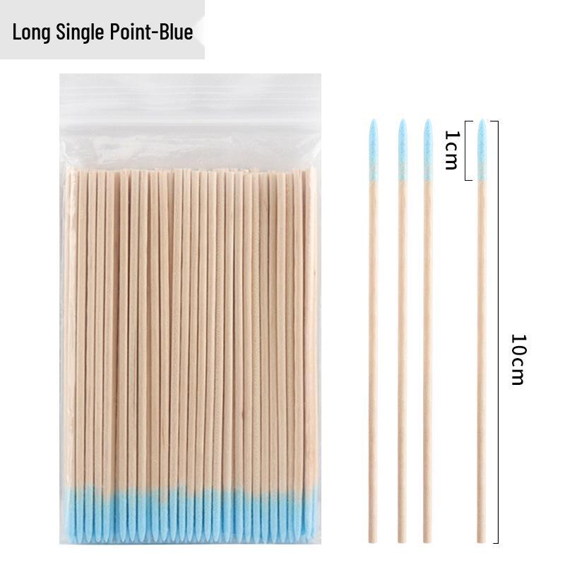 Disposable Fine Cotton Microblading Sticks for Eyebrow Shaping and Eyeliner Application
