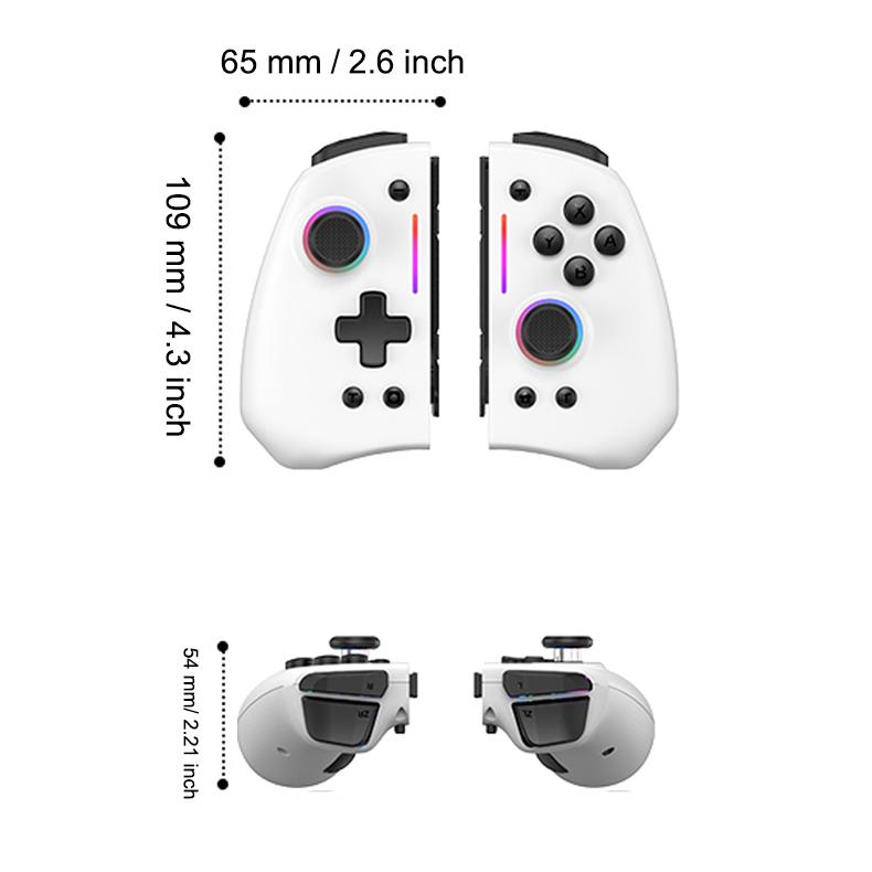 

Беспроводной контроллер Joycon для коммутатора Nintendo с двойным ударом