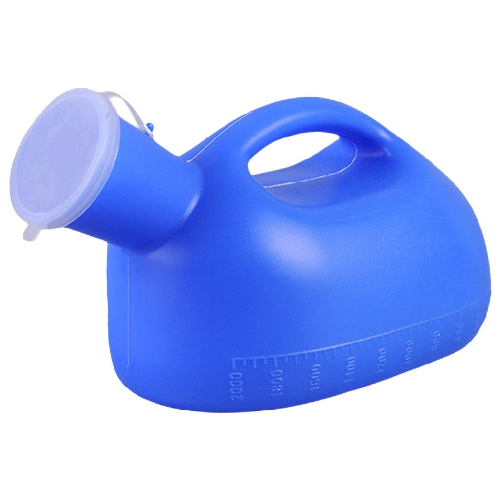 2000ml Thick Male Urinal With Lid outdoor Survival tools Portable Pee Bottle For Men Travel Camping Hospital Home Use