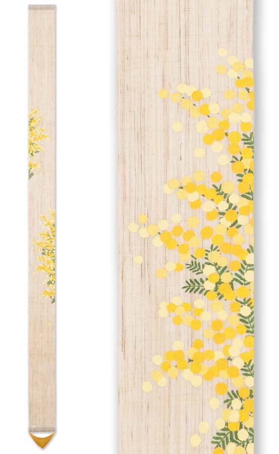 

Тонкий гобелен Лен Интерьерный гобелен Настенный гобелен Мимоза 100% Ручной окраски