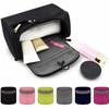 Solid Color Portable Cosmetic Bag Large Capacity Bath Organizer Bag Travel Toiletry Bag  Travel