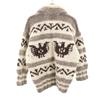 COWICHAN INDIAN 90s Old Cowichan Jacket Gray Knit Men's Used