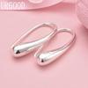 925 Sterling Silber Wassertropfen Ohrstecker Hochzeits Schmuck