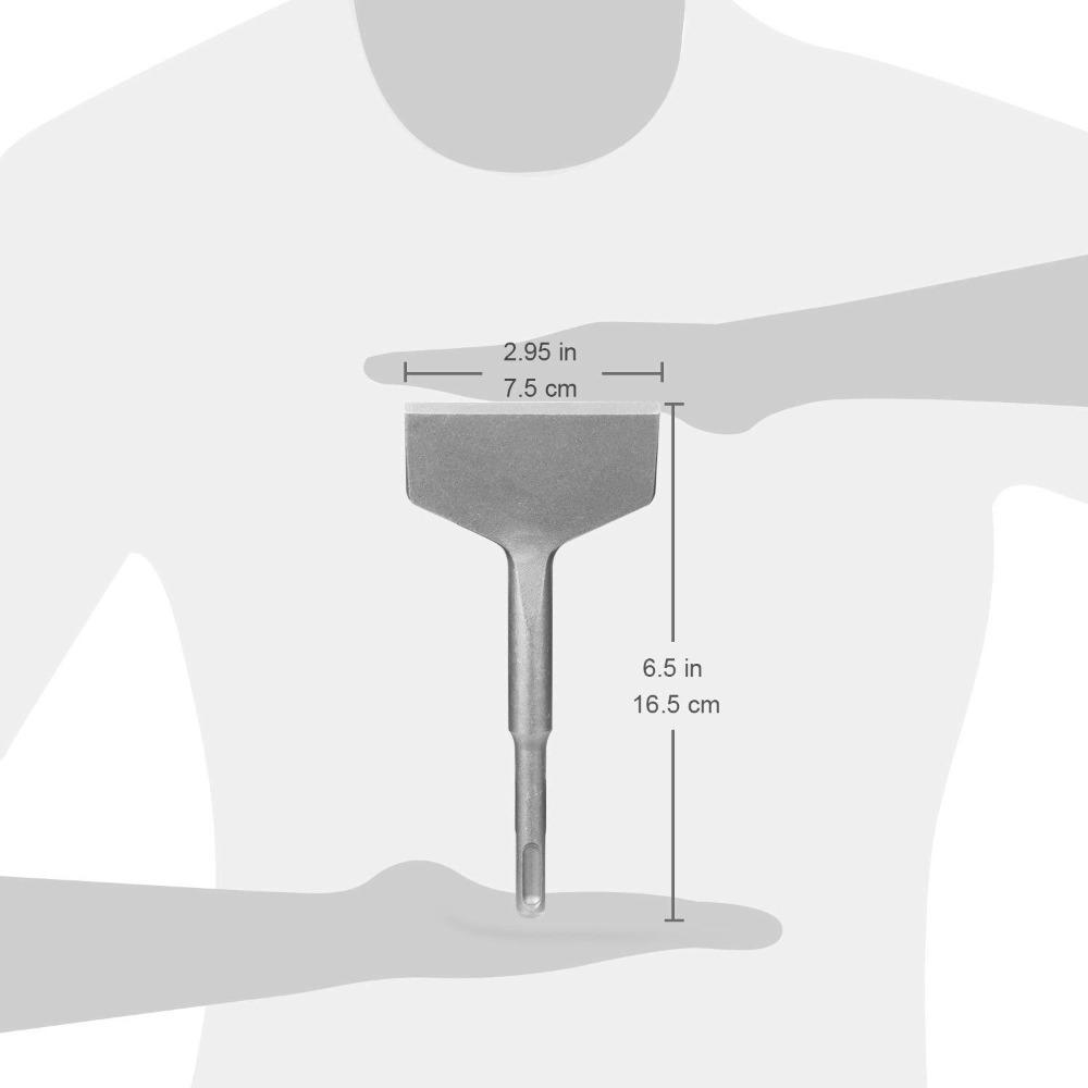 Round Handle Shovel SDS Plus Chisel Curved Chisel Sds Plus Floor Scraper Tile Removal Chisel