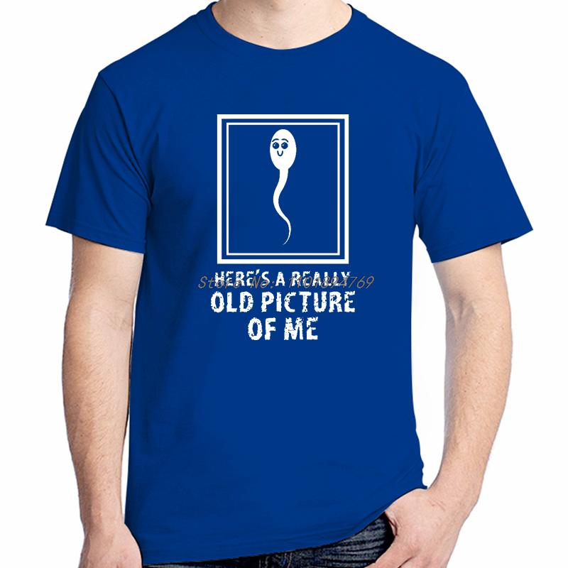Hier ist ein wirklich altes Bild von mir Lustige Grafik-T-Shirts Baumwolle Kurzarm-T-Shirts Unisex Streetwear Neue Hemden und T-Shirts