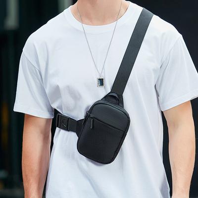 Pánská náprsní taška Módní malá plátěná taška přes rameno pro muže Mini látková šátek Sportovní Cross Phone Pánská kabelka