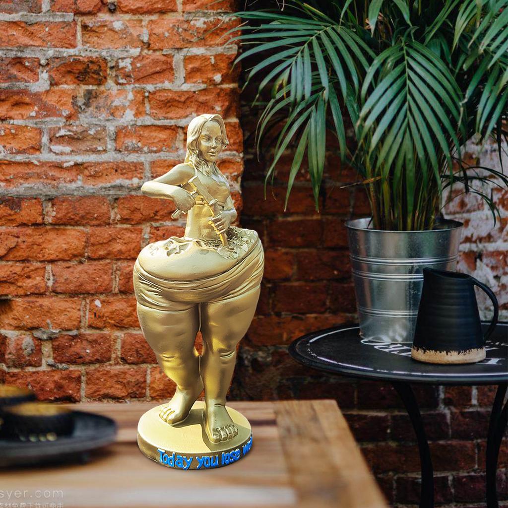 1pcs Weight Loss Slimming Goddess Statue, Decorative Figurines, Sculpture, Bedroom Model, Yoga, Gym, Gym Ornament, Gift for Girls